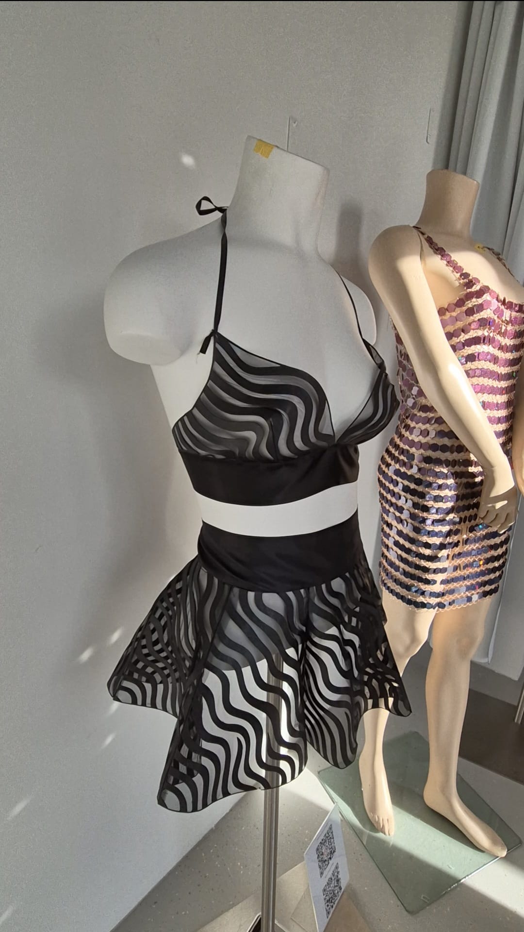 Jojanneke Tamis with her 3D-printed garments at the Fashion Tech Farm, Dutch Design Week 2026
